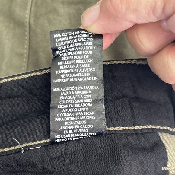 Lost Masters of Mayhem Chino Green Shorts Mens Size 32 Flat Front NWT - Picture 7 of 9